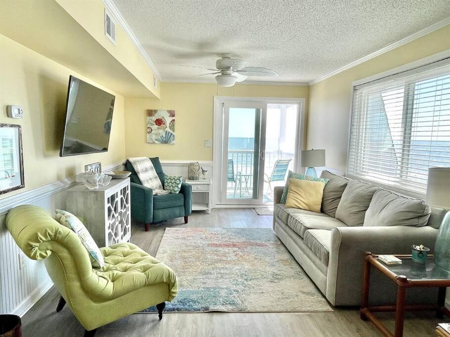 *2Br Oceanfront Retreat*King Ensuite*Pool*Nmb Cherry Grove*Pc4 Myrtle Beach Dış mekan fotoğraf