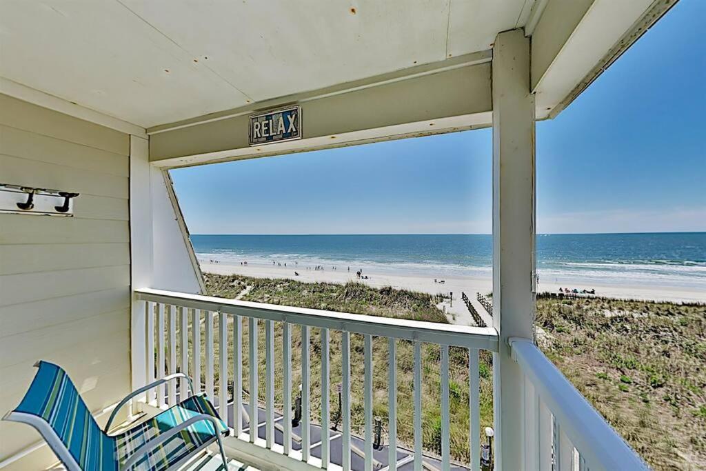 *2Br Oceanfront Retreat*King Ensuite*Pool*Nmb Cherry Grove*Pc4 Myrtle Beach Dış mekan fotoğraf