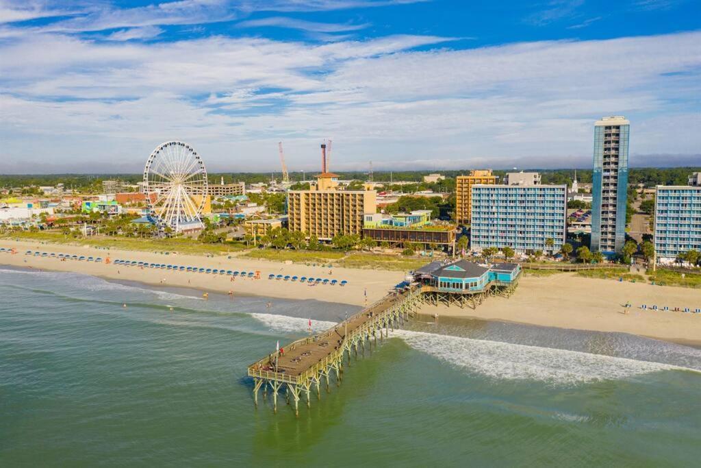 *2Br Oceanfront Retreat*King Ensuite*Pool*Nmb Cherry Grove*Pc4 Myrtle Beach Dış mekan fotoğraf